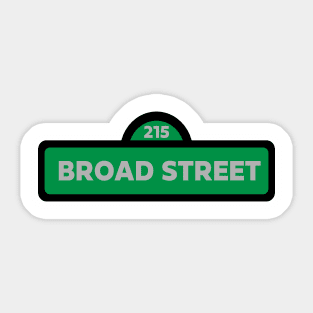 Broad Street - Eagles Sticker